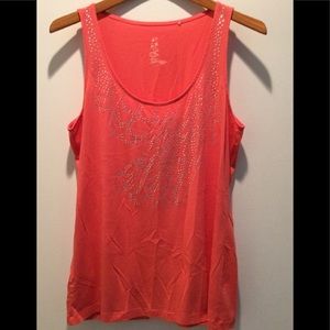Tommy Bahama coral tank top